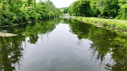 Off of the Water - Central New York Stock Footage 336295649