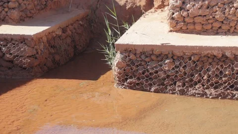 Water channel Stock Footage 125093672