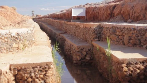 Water channel Stock Footage 125093815