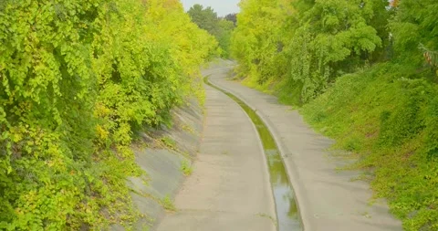 Water Channel Stock Footage 218044009