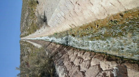 Water Channel - vertical Stock Footage 875931