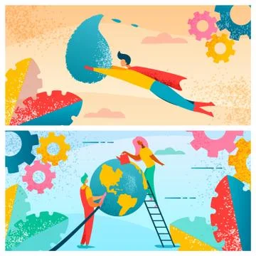 Water character set 2 Stock Illustration