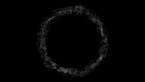 Water circle clear loop Stock Footage 339852946