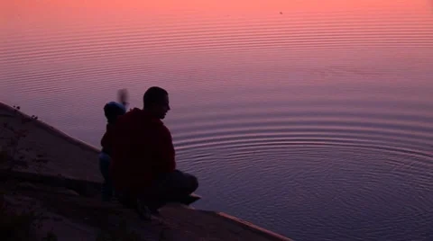 Water circles 4 Stock Footage 8794587