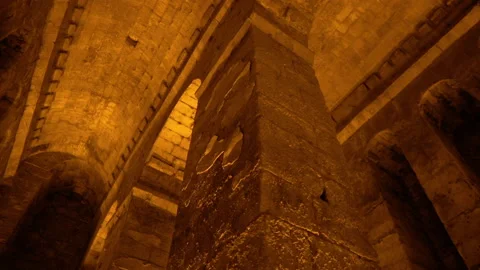 Water Cistern in Dara Ancient City Stock Footage 144628341