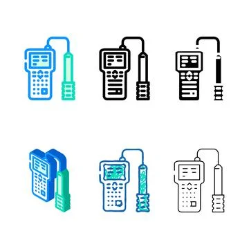 Water clean quality testing hydrogeologist color icon vector Stock Illustration