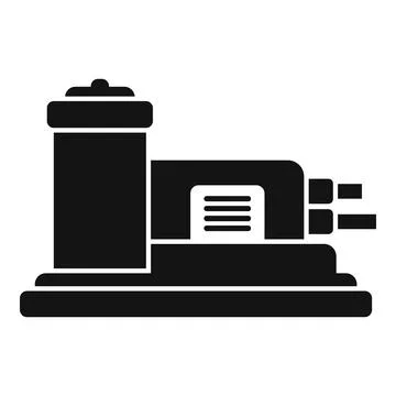 Water cleaner icon simple vector. Pool pump Illustrazione stock