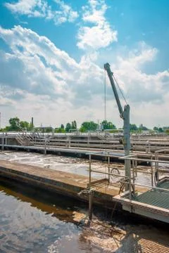 Water cleaning facility Stock Photos