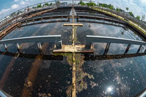 Water cleaning facility Stock Photos