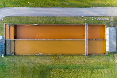 Water cleaning facility Stock Photos