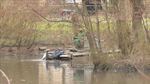Water Cleaning Machine Stock Footage 150637892