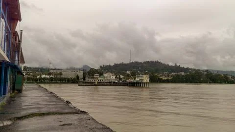 Water cloud sky built structure Architecture river building exterior Tree Plant Stock Photos