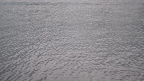 Water on A Cloudy Day Stock Footage 321321110