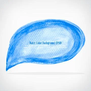 Water color design element, vector illustration Illustrazione stock