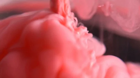 Water color red macro Stock Footage 127850187