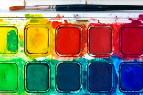 Water colors Stock Photos