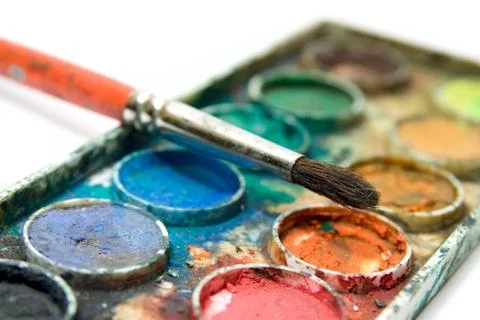 Water colours Stock Photos