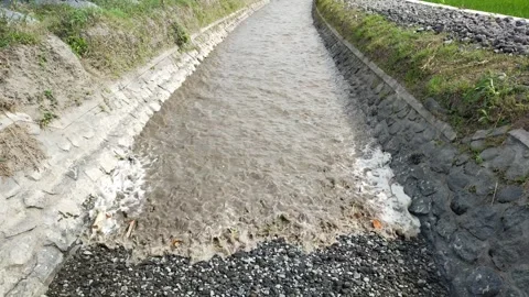 The water comes Video stock 288111001