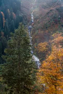 Water comes from mountain Stock Photos