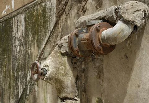 Water connection Stock Photos