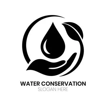 Water Conservation Unit Logo Concept Stock Illustration