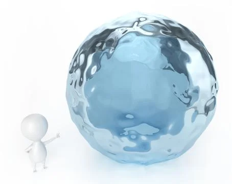 Water Consumption Stock Illustration