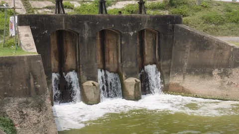 Water Control Gate 库存影片 336699704