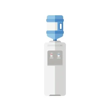 Water cooler flat icon Stock Illustration