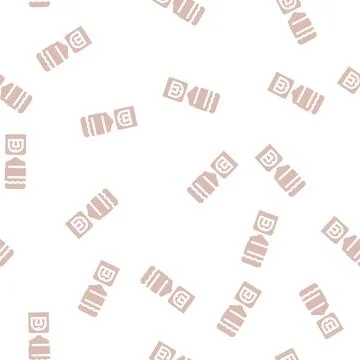 Water cooler glyph vector seamless pattern flat Stock Illustration
