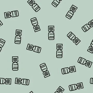 Water cooler line vector seamless pattern flat イラスト素材