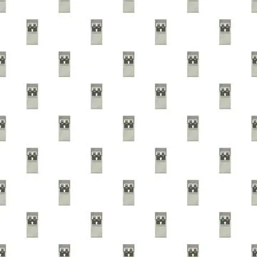 Water cooler pattern for office hydration background Illustrazione stock