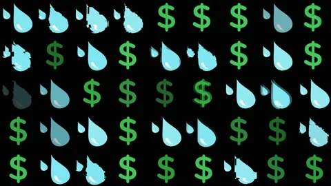 Water Crisis Animation Stock Footage 130956581