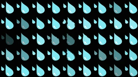 Water Crisis Animation Stock Footage 130956652