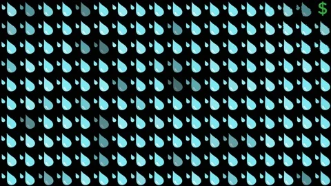 Water Crisis Animation Stock Footage 130956678