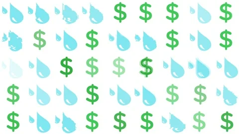 Water Crisis Animation Stock Footage 131333848