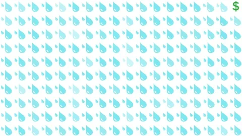 Water Crisis Animation Stock Footage 131333934