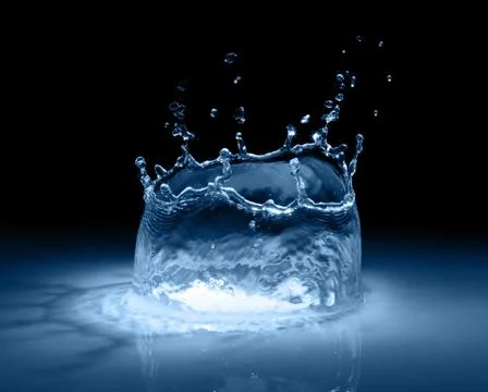 Water crown Stock Photos
