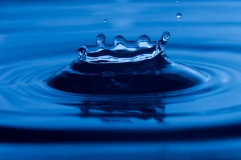 Water crown 스톡 사진