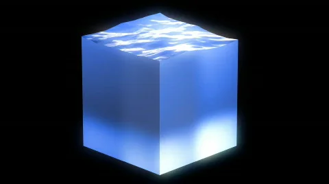 Water cube loop Video stock 630623