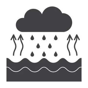 Water Cycle Diagram Stock Illustration
