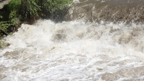 Water by Dam Video stock 91017105