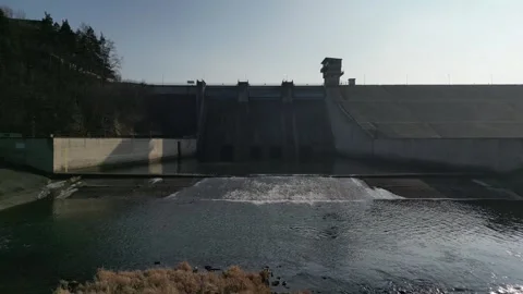 Water dam Stock Footage 306846327