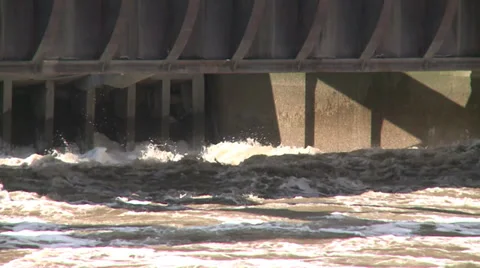 Water dam - HD Stock Footage 27846132