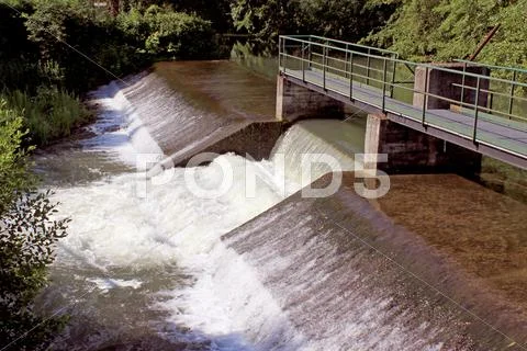 A water dam Stock Photos