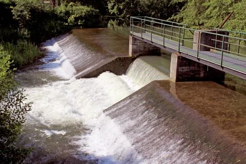 A water dam Stock Photos