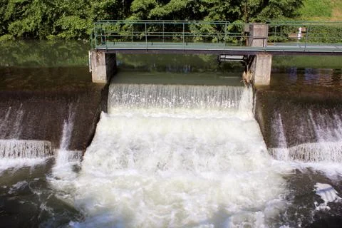 A water dam Stock Photos