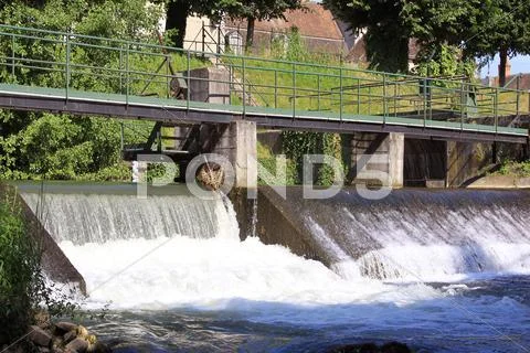 A water dam Stock Photos