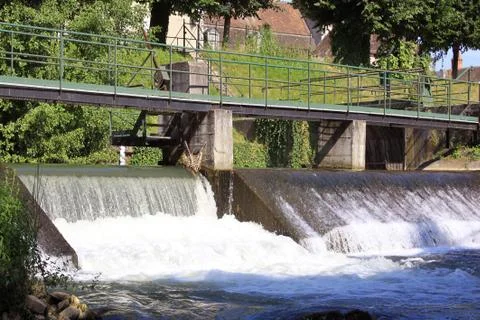 A water dam Stock Photos