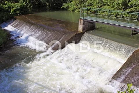 A water dam Stock Photos