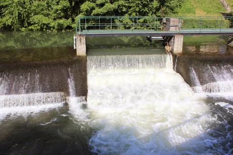 A water dam Stock Photos